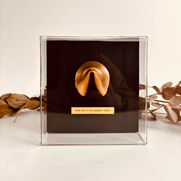 Caixa de Acrílico - Biscoito da Sorte - 15 x 15 cm