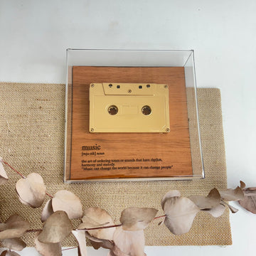 Caixa de Acrílico Significados - Music - 15 x 15 cm