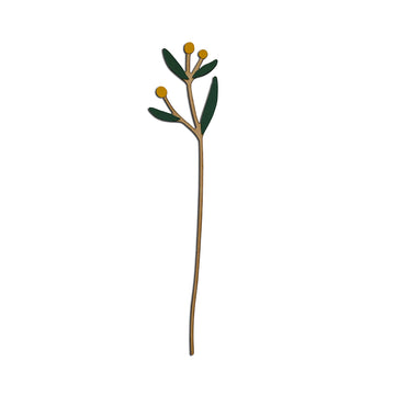 Flor para Vaso - Bolinhas Cromo