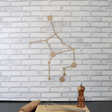 Escultura de Parede de Signo - Constelação Virgem