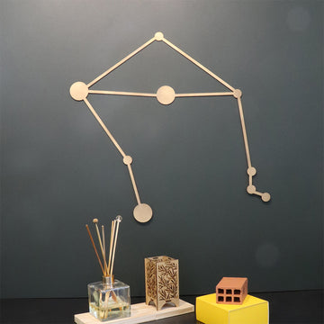 Escultura de Parede de Signo - Constelação Libra