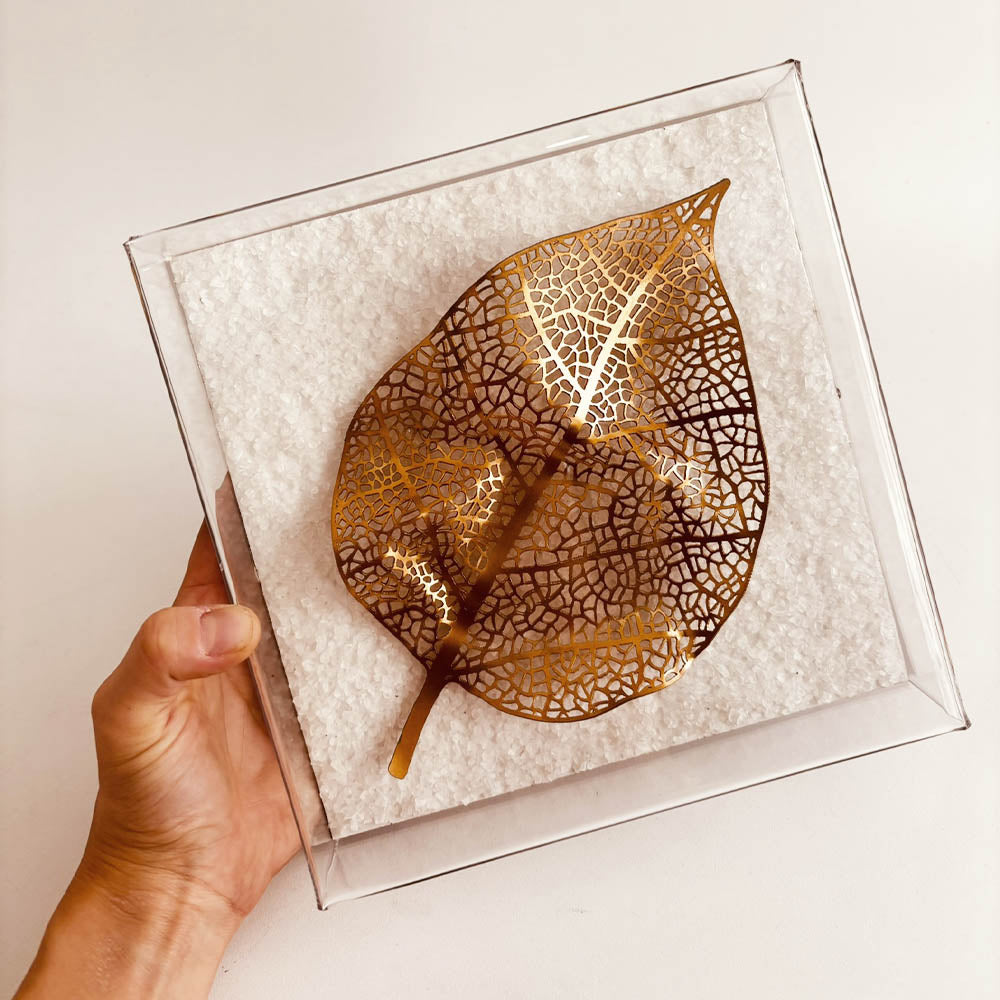 Caixa de Acrílico - Brisa Botânica - 20 x 20 cm