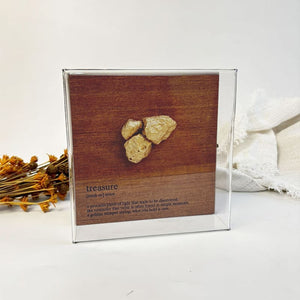 Caixa de Acrílico Temática - Treasure- 15 x 15 cm
