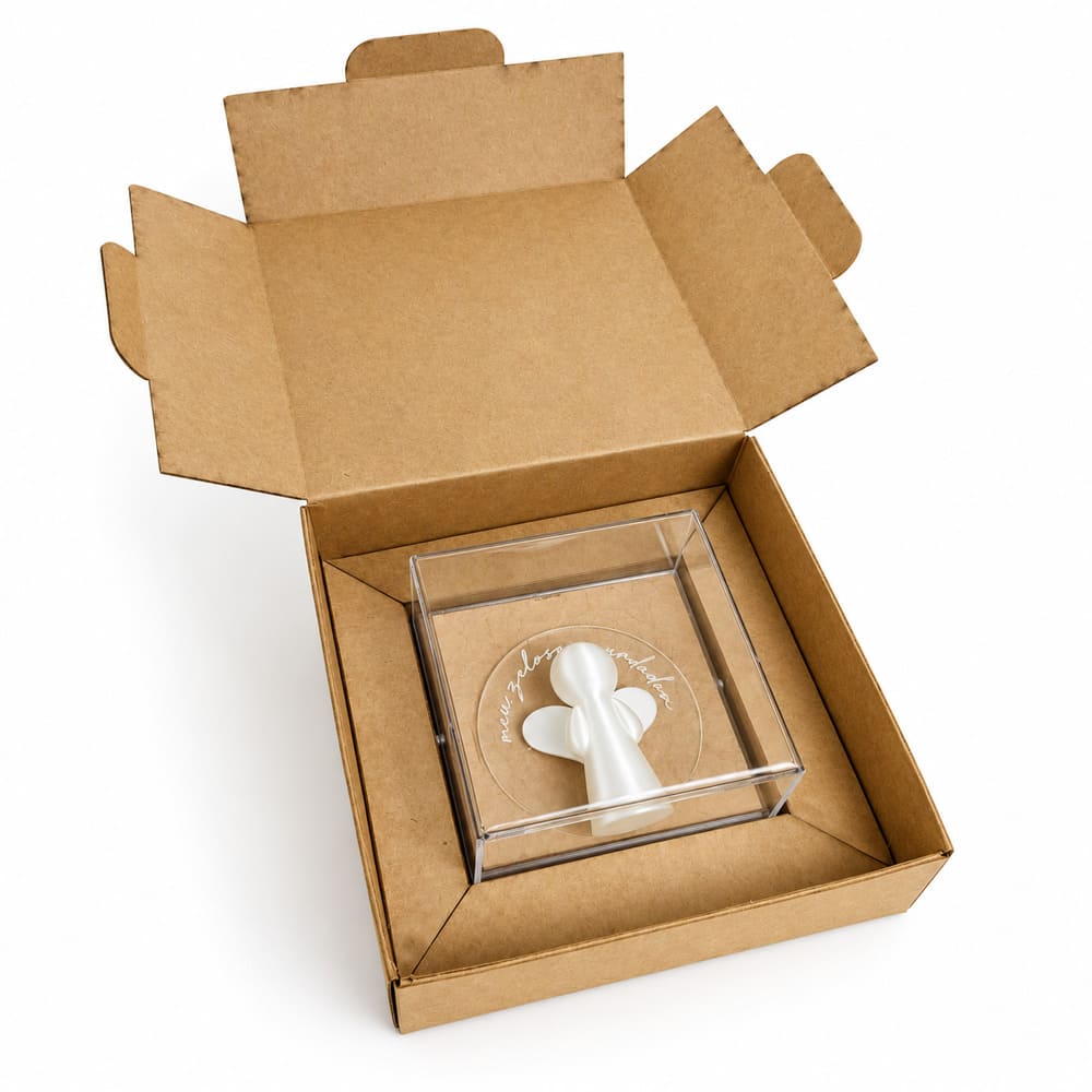Anjo da Guarda – Meu Zeloso Guardador Rosa - 10x10x5 cm
