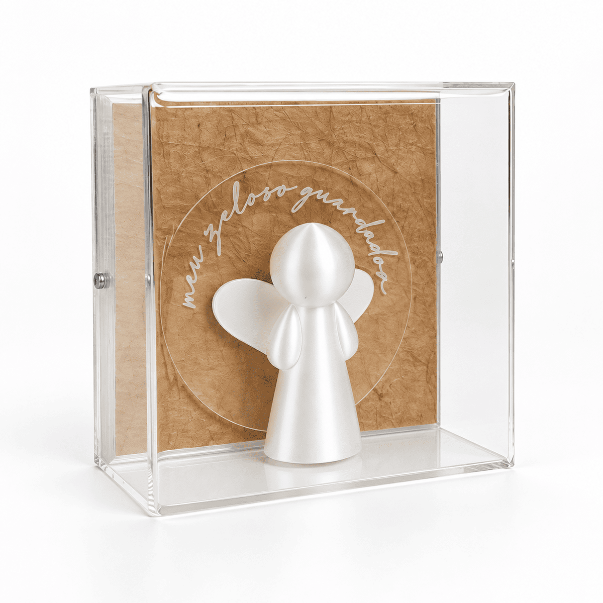Anjo da Guarda – Meu Zeloso Guardador Rosa - 10x10x5 cm