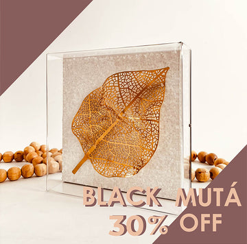 Caixa de Acrílico - Brisa Botânica - 20 x 20 cm