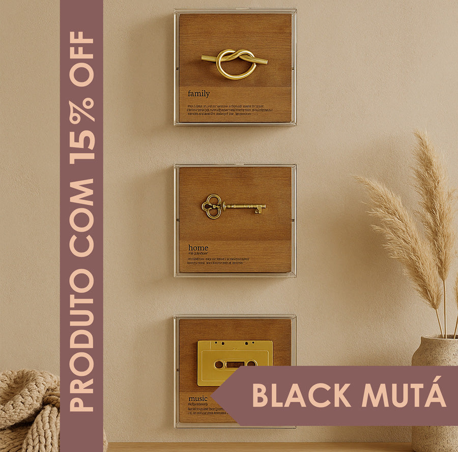 Kit 3 Caixas de Acrílico - Coleção Significados