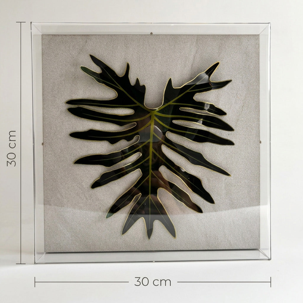 Caixa Acrílica Flora Guaimbê | 30 x 30 cm