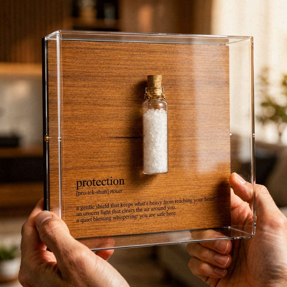 Caixa de Acrílico Temática - Protection - 15 x 15 cm