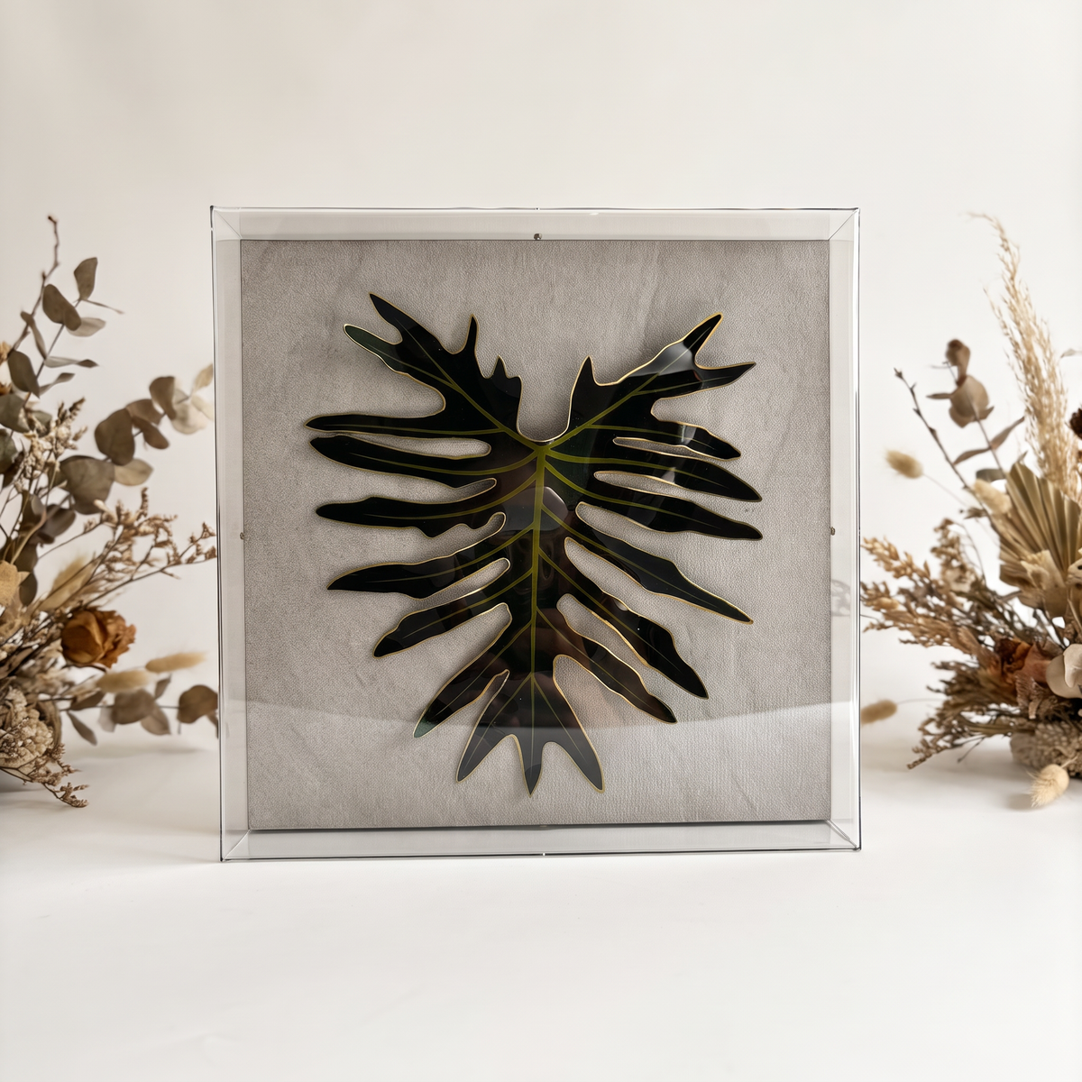 Caixa Acrílica Flora Guaimbê | 30 x 30 cm