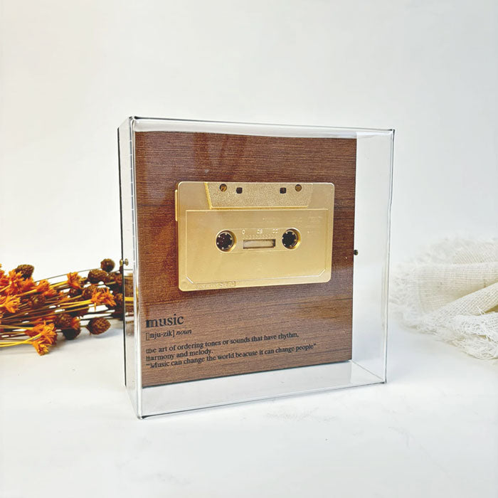 Caixa de Acrílico Significados - Music - 15 x 15 cm