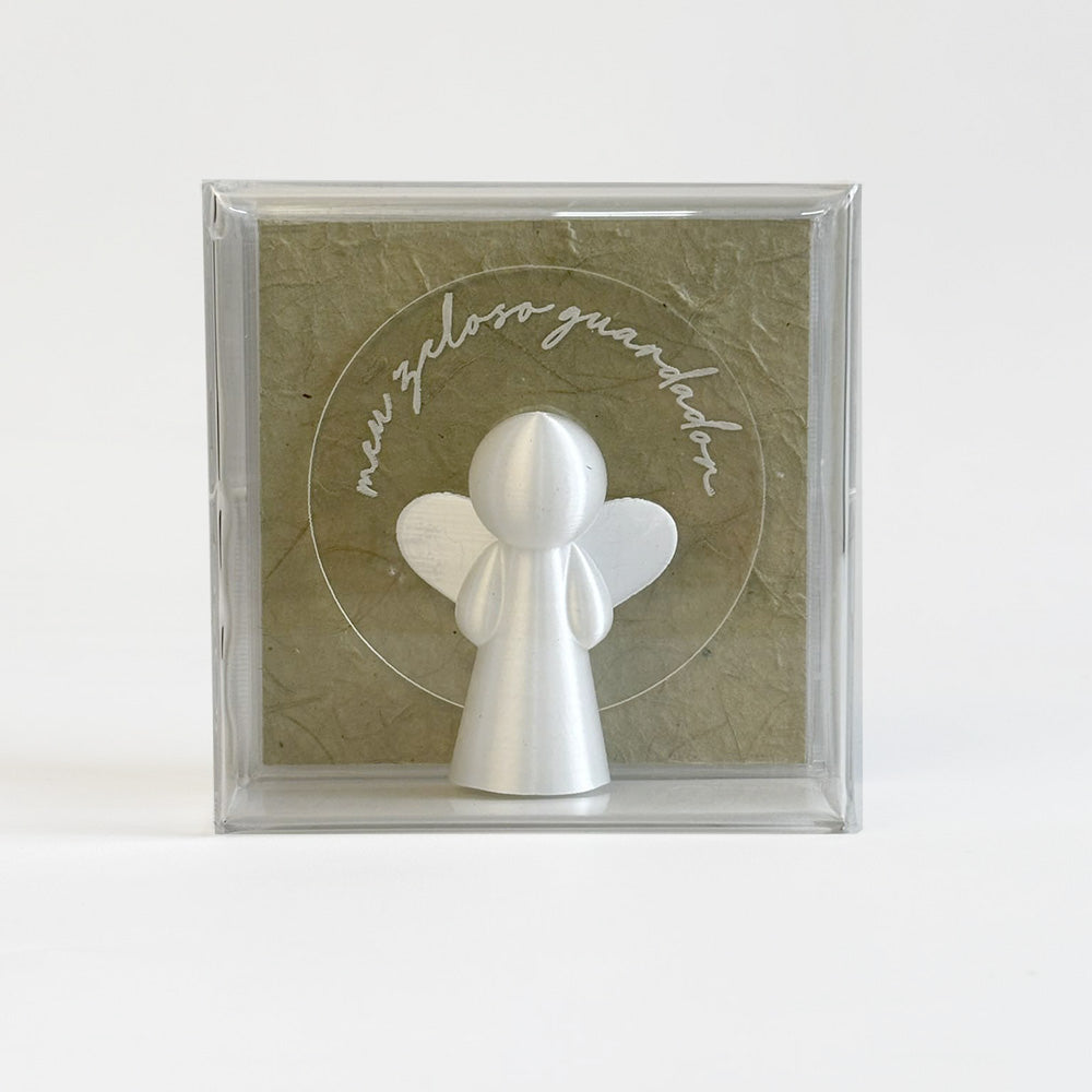 Anjo da Guarda – Meu Zeloso Guardador Verde - 10x10x5 cm