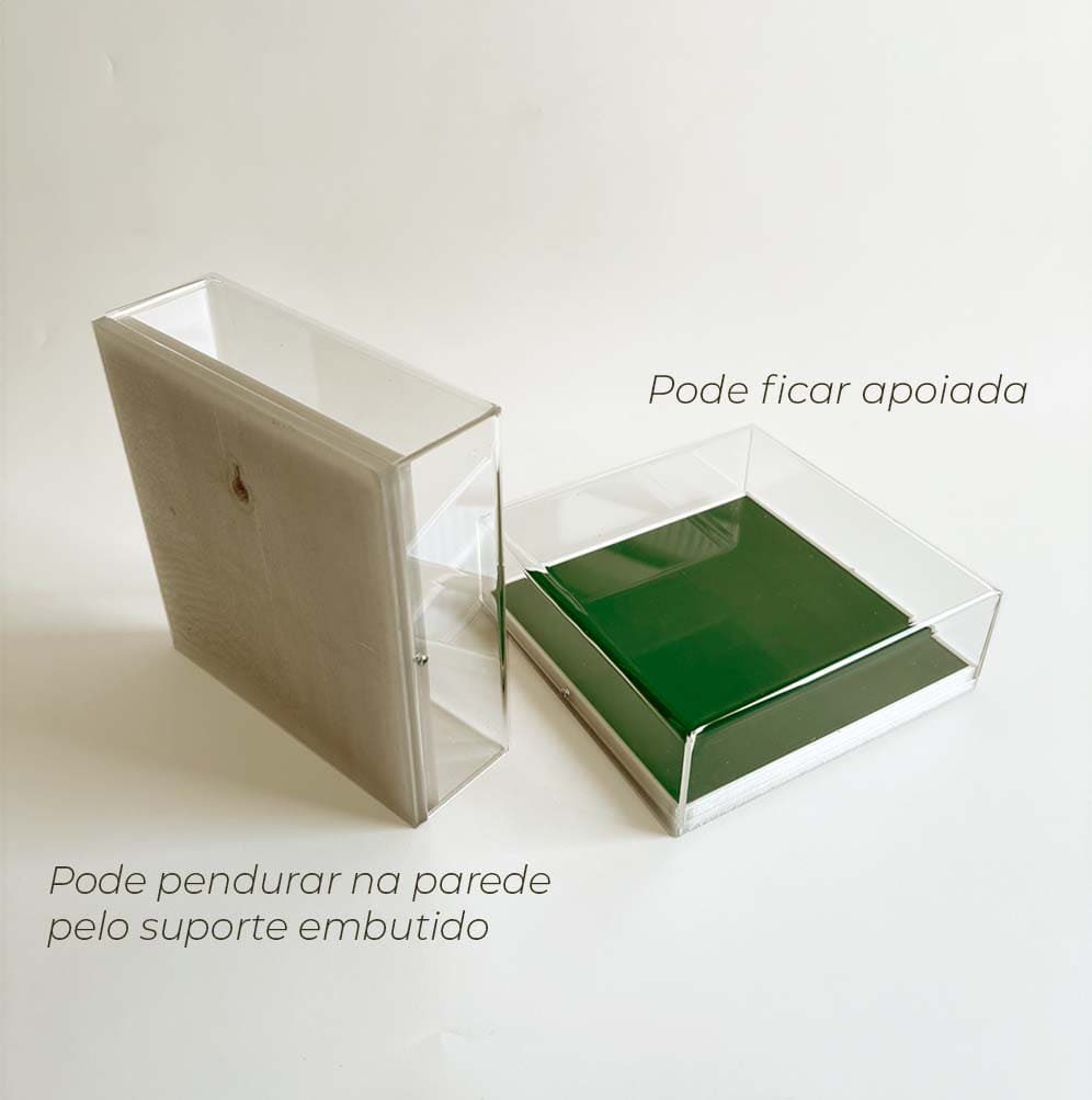 Caixa Acrílica Colorida - Coloque seu objeto dentro!