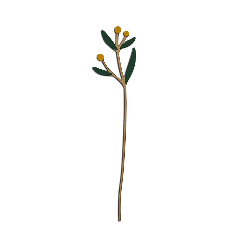 Flor para Vaso - Bolinhas Cromo