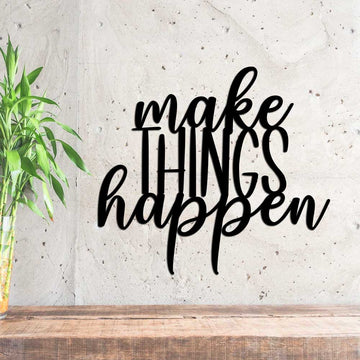 Lettering - Make things happen