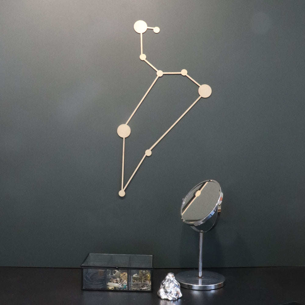 Escultura de Parede de Signo - Constelação Leão