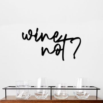 Lettering - Wine not?