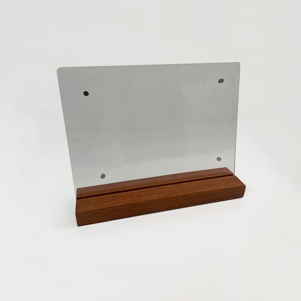 Personalize na hora - Porta Retrato - Base Baixa Horizontal