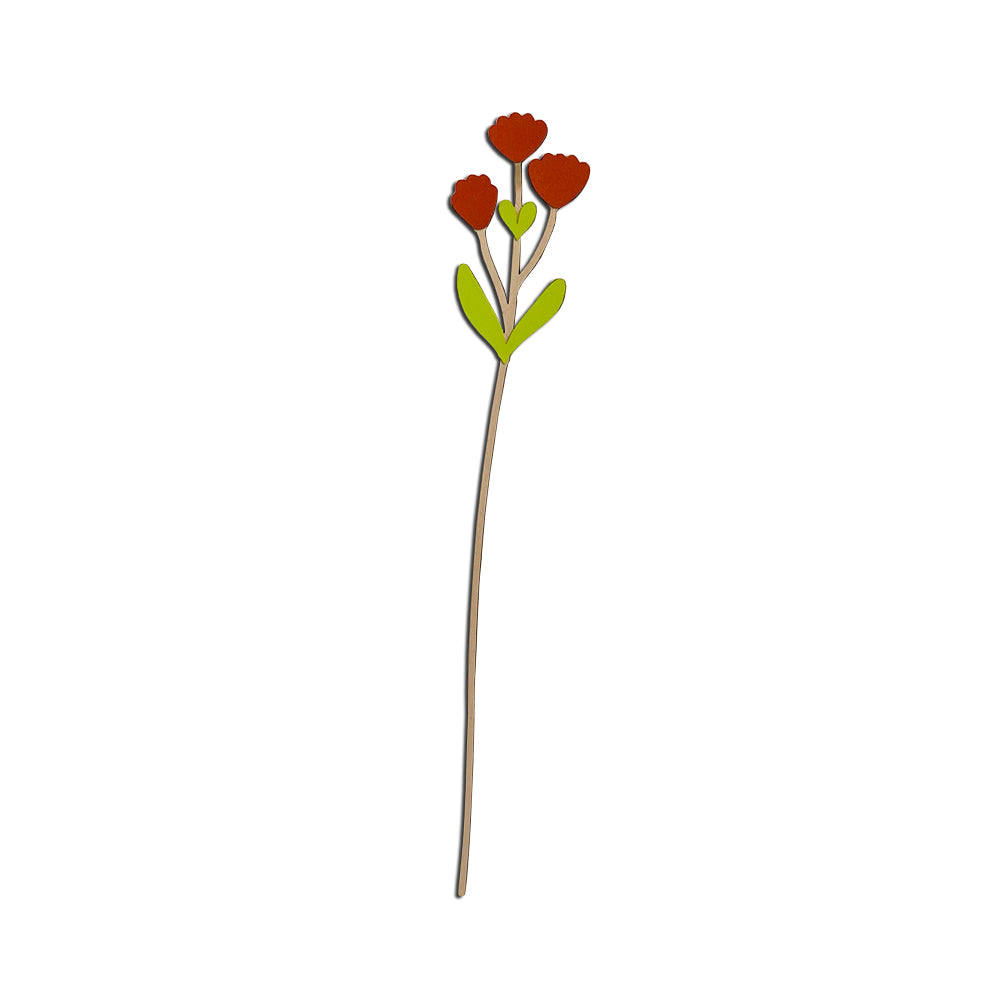 Flor para Vaso - Coração Cerâmica
